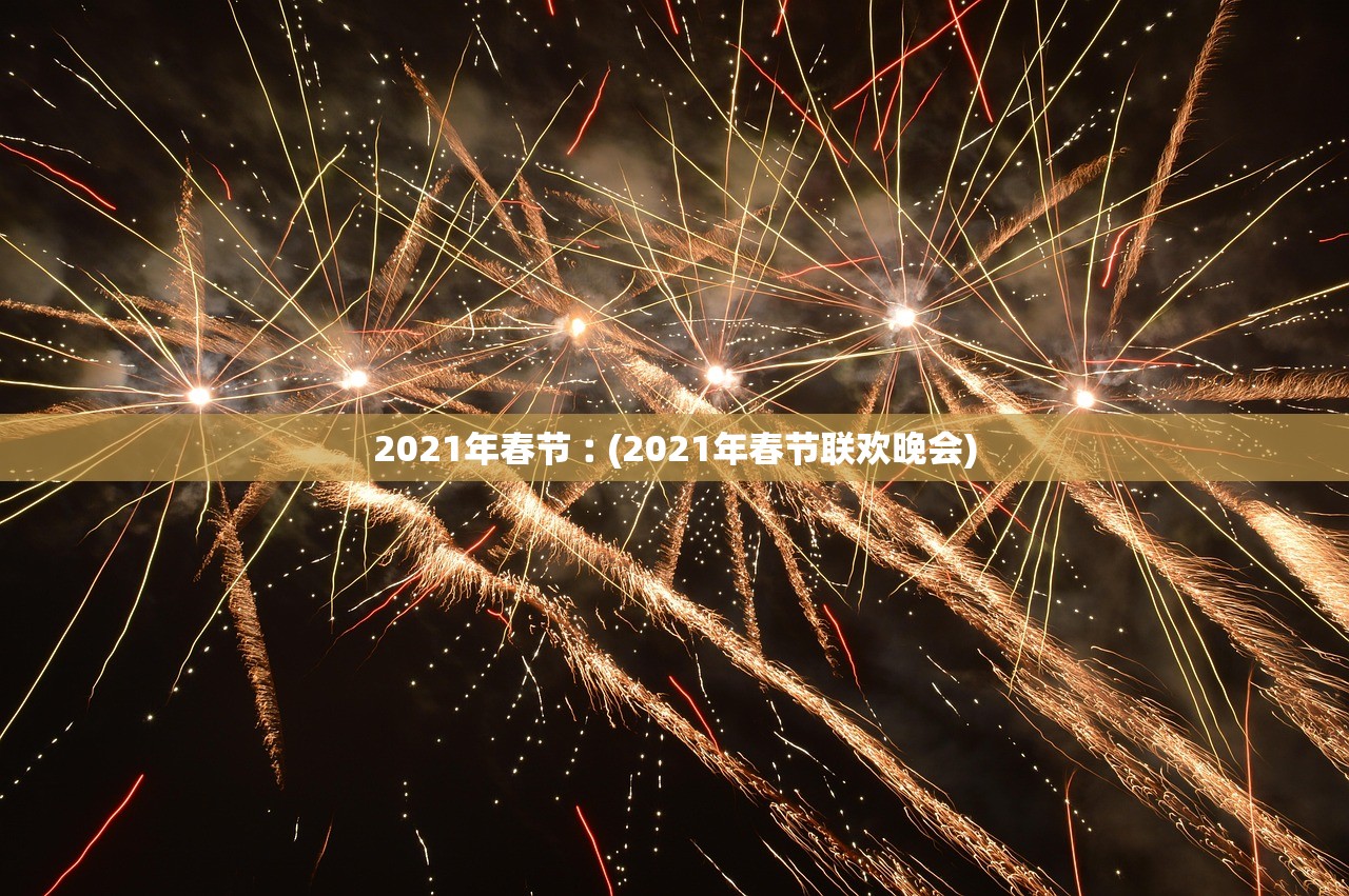 2021年春节︰(2021年春节联欢晚会)
