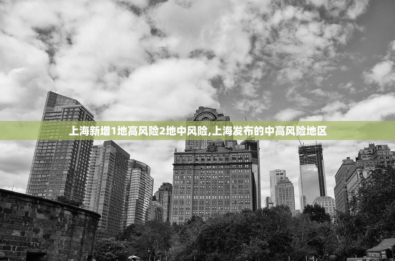 上海新增1地高风险2地中风险,上海发布的中高风险地区