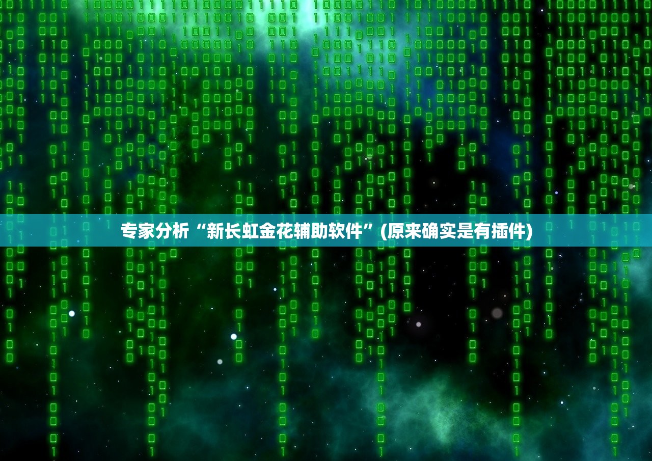 专家分析“新长虹金花辅助软件”(原来确实是有插件)