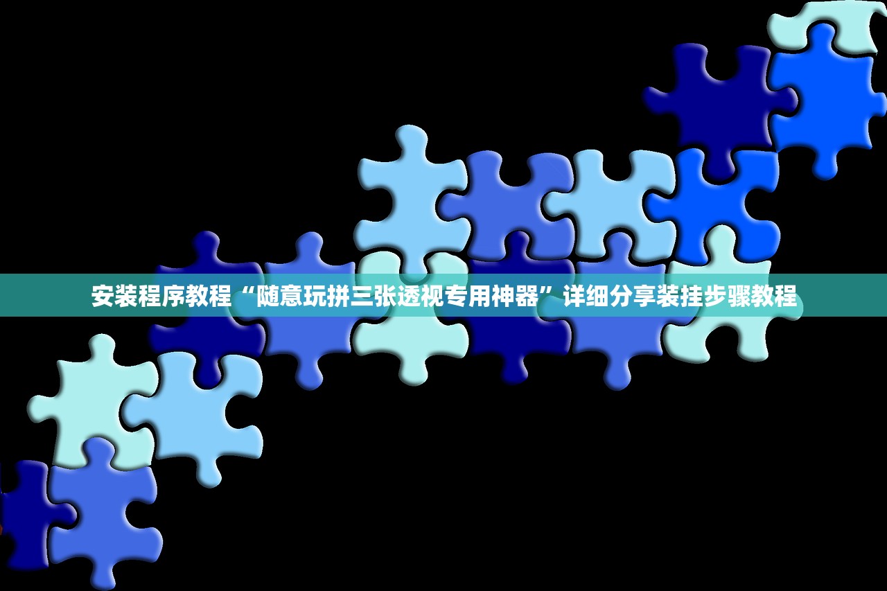 安装程序教程“随意玩拼三张透视专用神器”详细分享装挂步骤教程