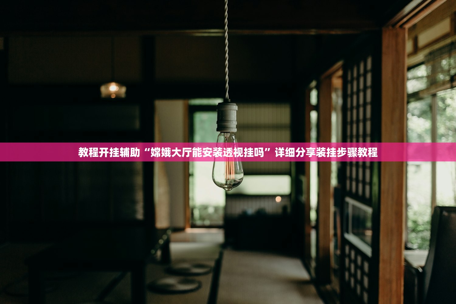教程开挂辅助“嫦娥大厅能安装透视挂吗”详细分享装挂步骤教程