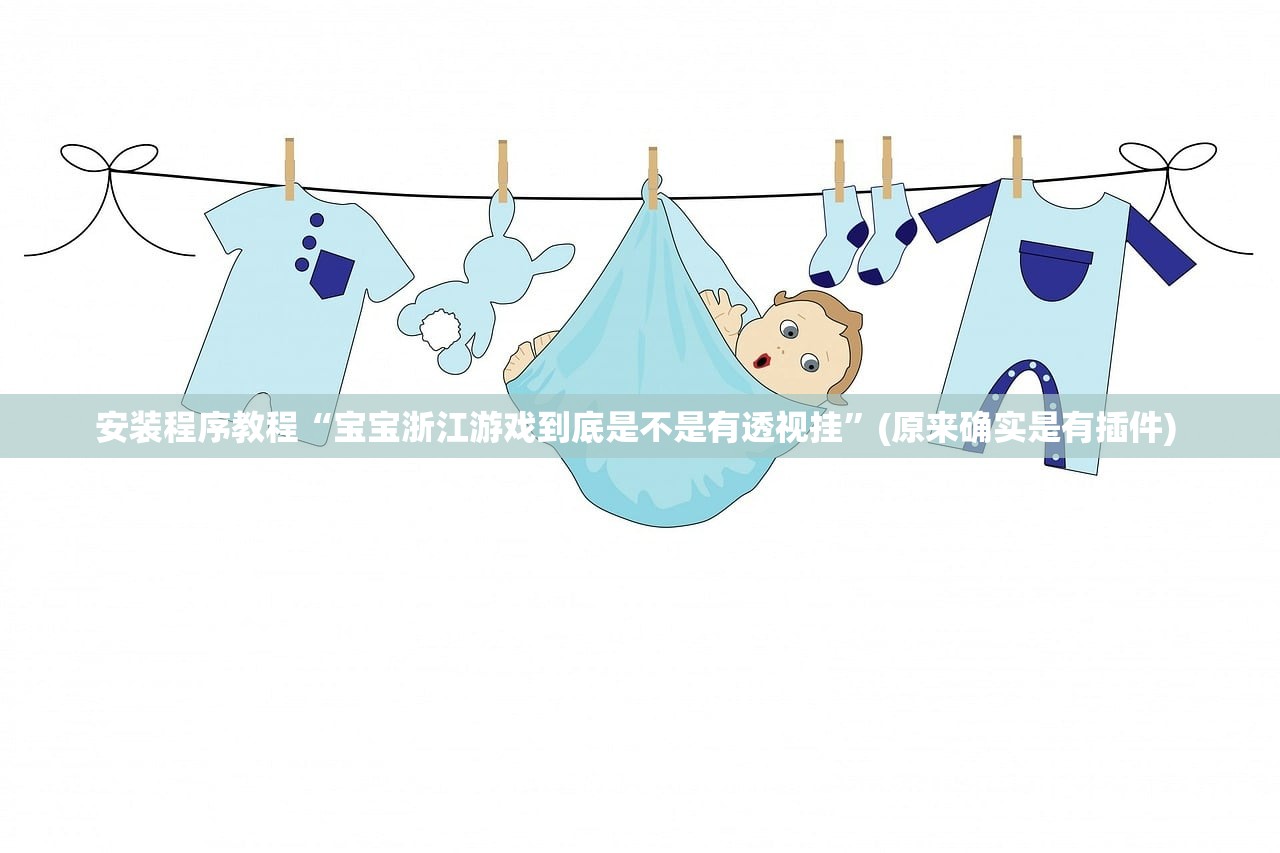 安装程序教程“宝宝浙江游戏到底是不是有透视挂”(原来确实是有插件) 