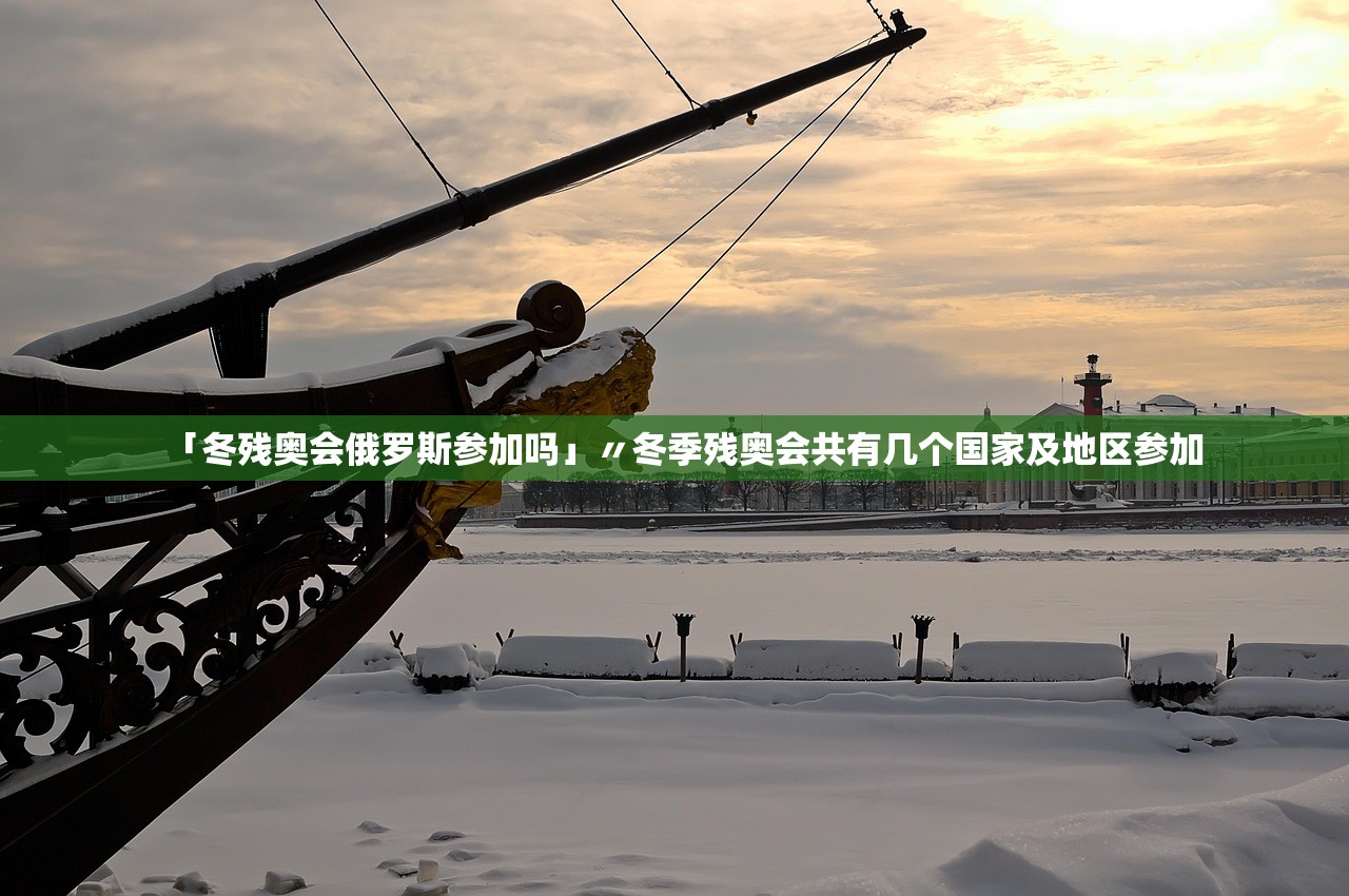 「冬残奥会俄罗斯参加吗」〃冬季残奥会共有几个国家及地区参加