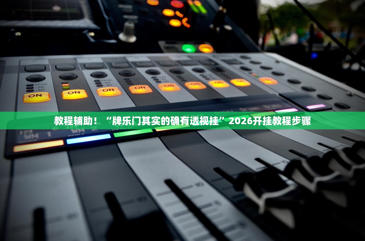 教程辅助！“牌乐门其实的确有透视挂	”2026开挂教程步骤