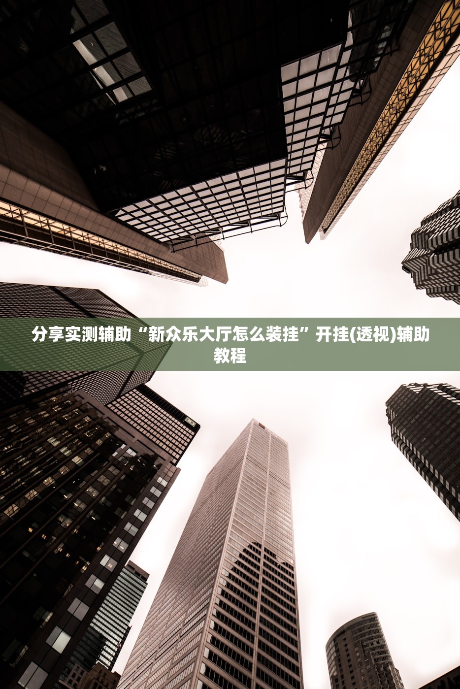 分享实测辅助“新众乐大厅怎么装挂	”开挂(透视)辅助教程