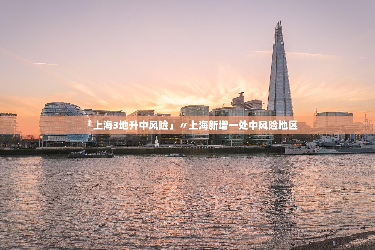 「上海3地升中风险」〃上海新增一处中风险地区