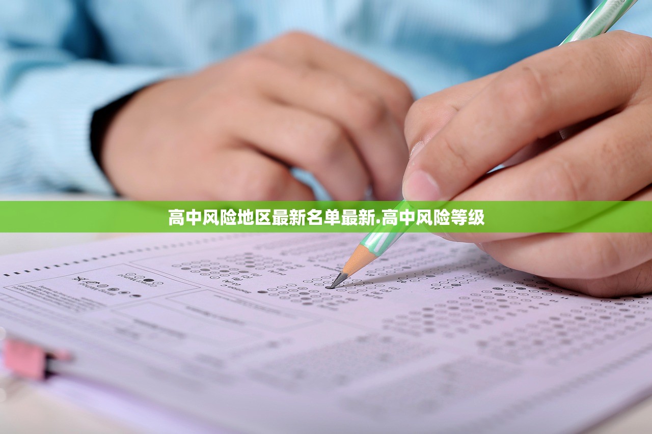 高中风险地区最新名单最新.高中风险等级