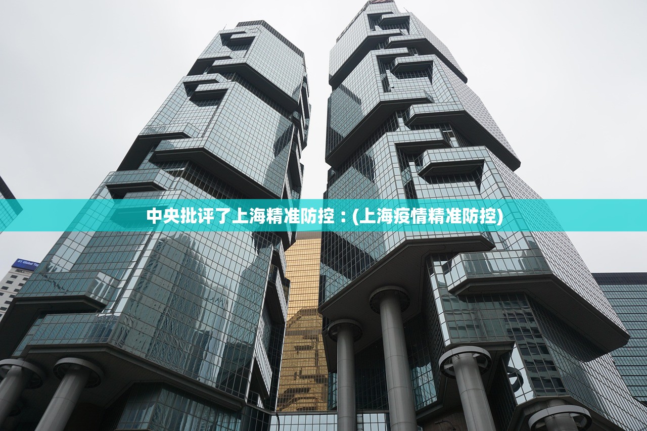 中央批评了上海精准防控︰(上海疫情精准防控)