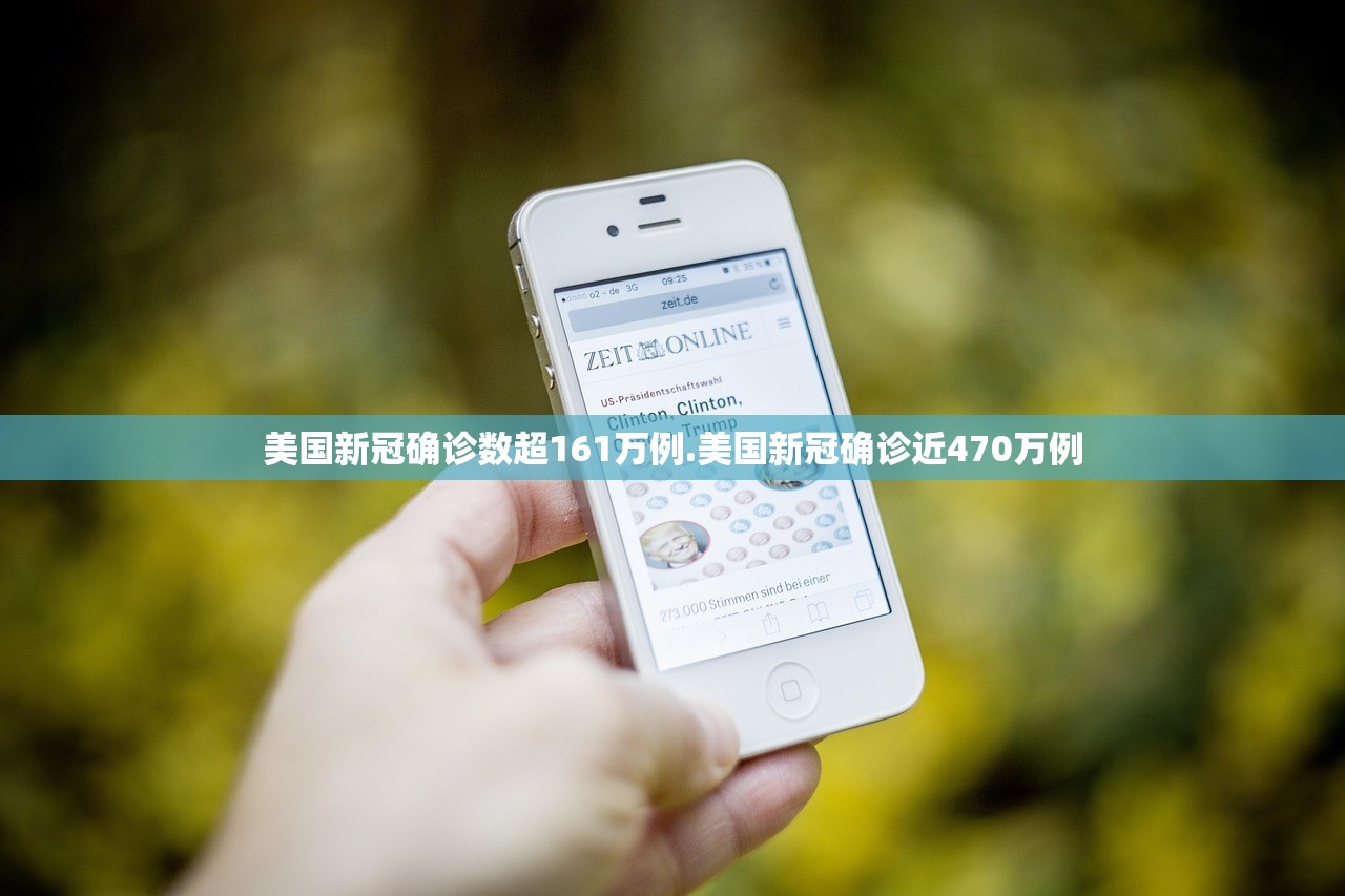 美国新冠确诊数超161万例.美国新冠确诊近470万例