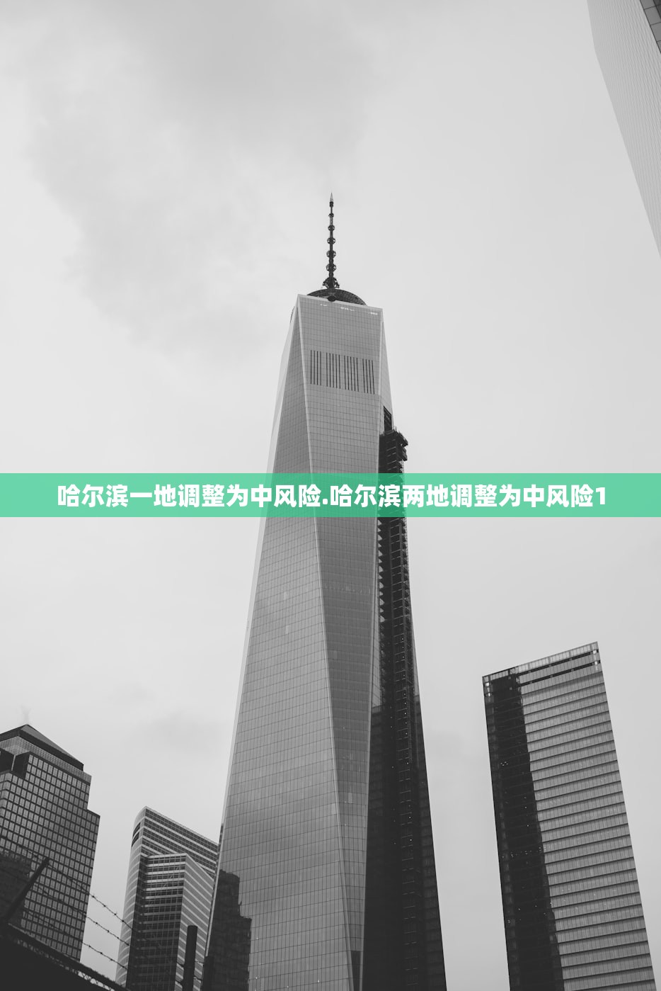 哈尔滨一地调整为中风险.哈尔滨两地调整为中风险1