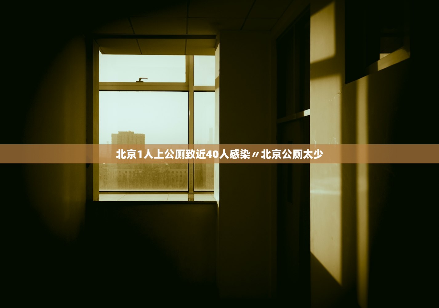 北京1人上公厕致近40人感染〃北京公厕太少