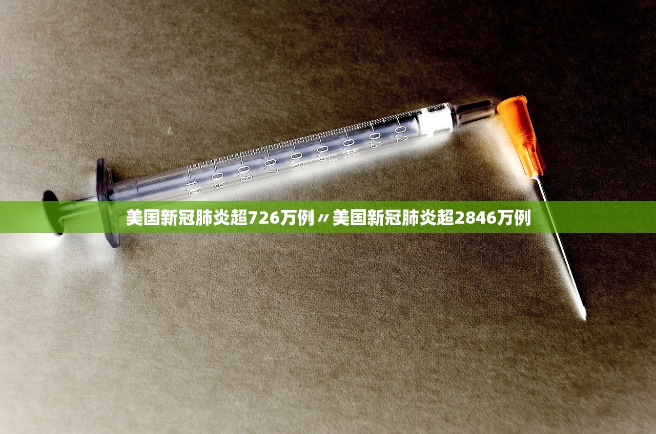 美国新冠肺炎超726万例〃美国新冠肺炎超2846万例